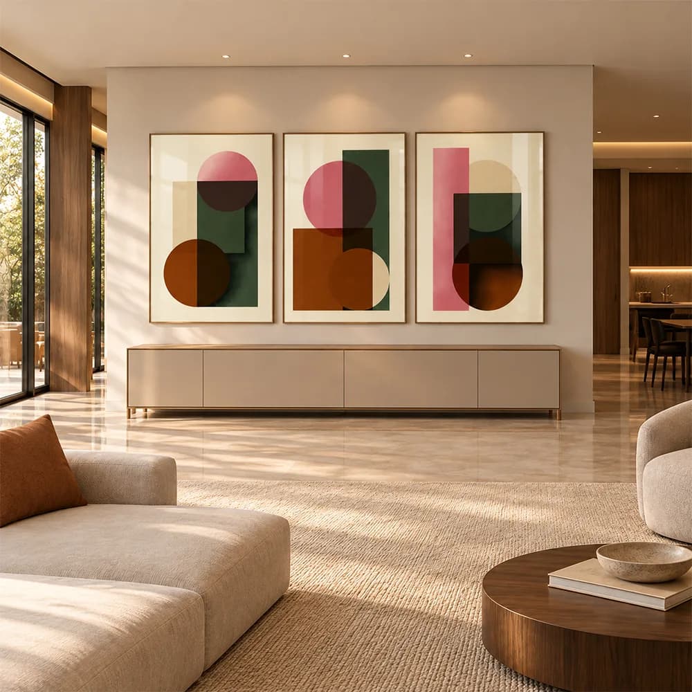 Abstratos Formas Contemporânea II