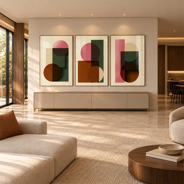 Abstratos Formas Contemporânea II