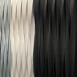 Kit 2 Quadros Artesanais Trama Degradê Preto e Branco II Sem Vidro 90x90cm