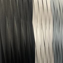 Kit 2 Quadros Artesanais Trama Degradê Preto e Branco I Sem Vidro 90x90cm