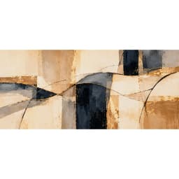 Abstrato Geometria Azul e Dourado