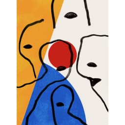 Abstrato Corpo e Traço II