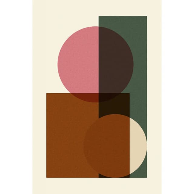Abstratos Formas Contemporânea II