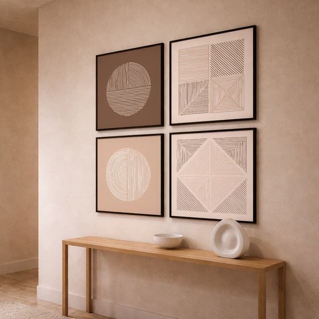 Coleção Linhas e Formas Minimalista IV