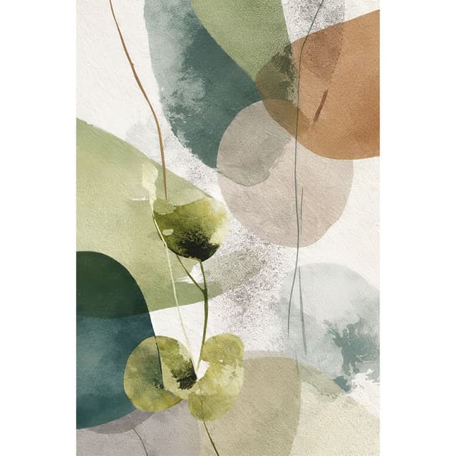 Botânicos Abstratos Aquarela III